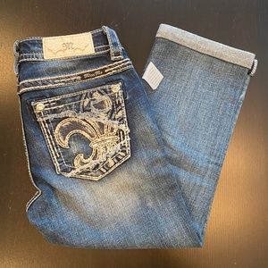 Miss Me Code Shred Fleur Capri STYLE # MP7801P